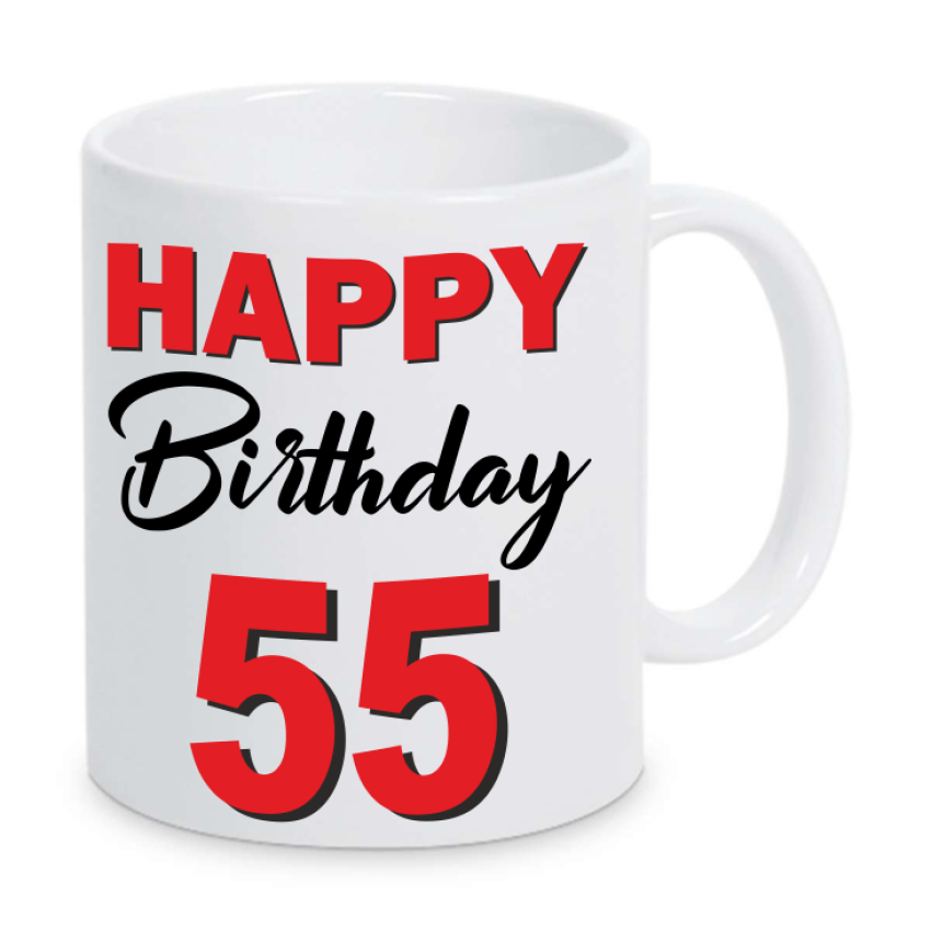 Geburtstag Happy Birthday 55